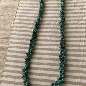 Hand crafted Turquoise stone necklace